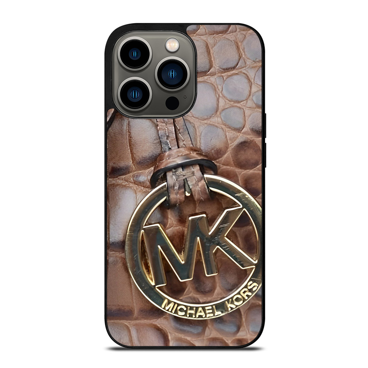 MICHAEL KORS LEATHER BAG iPhone 13 Pro Case Cover